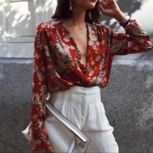 Zara Bodysuit in floral print size M